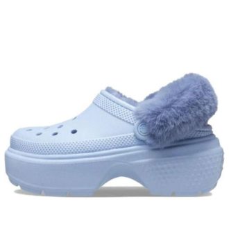 Sabot Crocs (GS) Stomp Lined „Calcite Blue” 208546-4NS