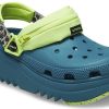 Sabot Crocs Hiker Xscape Animal Print „Teal Green” 208605-9DB