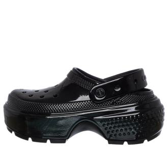 Sabot Crocs (WMNS) Stomp High Shine „Negru” 209568-001
