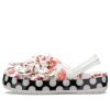 Sabot Crocs (WMNS) Timeless Clash Roses Floral Dots „Alb Roșu Negru” 205372-97D