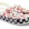 Sabot Crocs (WMNS) Timeless Clash Roses Floral Dots „Alb Roșu Negru” 205372-97D