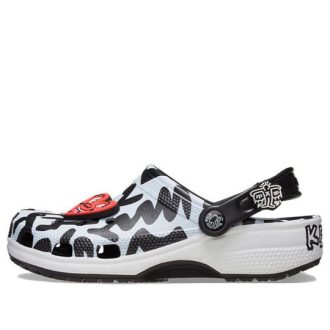 Sabot Crocs x Keith Haring Classic „Black White” 209488-001