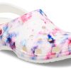 Sabot grafic Crocs (WMNS) Classic Tie Dye „Garnet & Multi” 205453-6TS