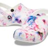 Sabot grafic Crocs (WMNS) Classic Tie Dye „Garnet & Multi” 205453-6TS