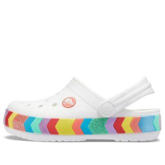 Sandale albe Crocs Rainbow Outdoor Beach Sports Big Boys 207007-100