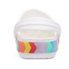 Sandale albe Crocs Rainbow Outdoor Beach Sports Big Boys 207007-100 Sandale albe Crocs Rainbow Outdoor Beach Sports Big Boys 207007-100