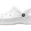 Sandale albe sport Crocs Ralen Clog Outdoor Toc plat 15907-100
