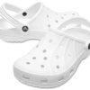 Sandale albe sport Crocs Ralen Clog Outdoor Toc plat 15907-100