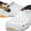 Sandale albe unisex Crocs Classic Clog Beach 206340-94S