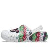Sandale albe unisex Crocs Classic rezistente la uzură Cozy Sports 207687-94S