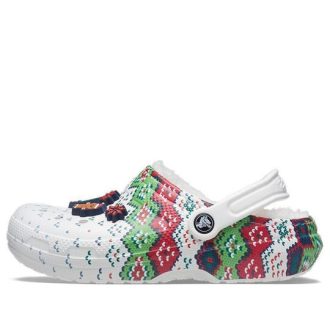 Sandale albe unisex Crocs Classic rezistente la uzură Cozy Sports 207687-94S