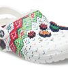 Sandale albe unisex Crocs Classic rezistente la uzură Cozy Sports 207687-94S