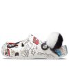 Sandale albe unisex Crocs Disney x Crocs Pattern 207401-100