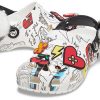 Sandale albe unisex Crocs Disney x Crocs Pattern 207401-100