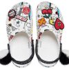 Sandale albe unisex Crocs Disney x Crocs Pattern 207401-100