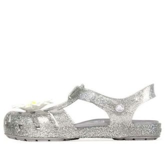 Sandale casual minimaliste Crocs (PS) Isabella Charm Argintiu 205535-040
