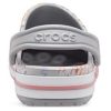 Sandale Crocs Bayaband Beach gri deschis Flowers 206232-0GN