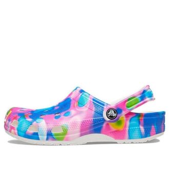 Sandale Crocs Classic Beach Unisex Albastru Roz 207556-102
