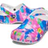 Sandale Crocs Classic Beach Unisex Albastru Roz 207556-102