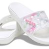 Sandale Crocs Classic Bleach Dye „White Pink” 207411-94S