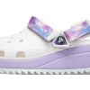 Sandale Crocs Classic Casual Unisex Alb Violet „White Purple” 207772-577