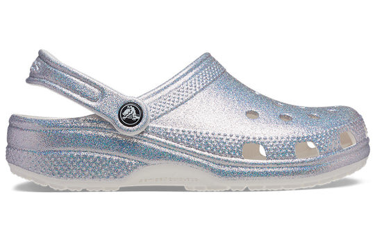 Sandale Crocs Classic Casual Unisex Metallic Silver Pink 207551-90H Sandale Crocs Classic Casual Unisex Metallic Silver Pink 207551-90H
