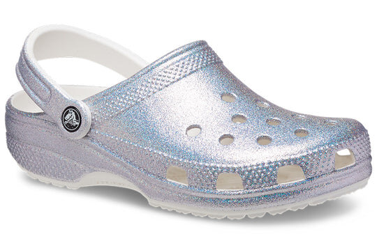 Sandale Crocs Classic Casual Unisex Metallic Silver Pink 207551-90H Sandale Crocs Classic Casual Unisex Metallic Silver Pink 207551-90H