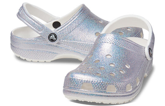 Sandale Crocs Classic Casual Unisex Metallic Silver Pink 207551-90H Sandale Crocs Classic Casual Unisex Metallic Silver Pink 207551-90H
