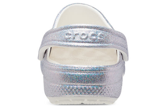 Sandale Crocs Classic Casual Unisex Metallic Silver Pink 207551-90H Sandale Crocs Classic Casual Unisex Metallic Silver Pink 207551-90H