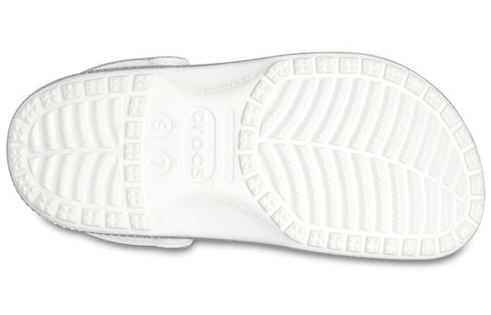 Sandale Crocs Classic Casual Unisex Metallic Silver Pink 207551-90H Sandale Crocs Classic Casual Unisex Metallic Silver Pink 207551-90H