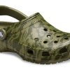 Sandale Crocs Classic Clog Camouflage Printing Beach Army Green 206454-309