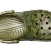 Sandale Crocs Classic Clog Camouflage Printing Beach Army Green 206454-309