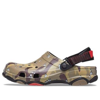 Sandale Crocs Classic Clog Desert Camouflage Beach Unisex Negru Maro 207305-088