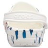 Sandale Crocs Classic Clog Printing Alb Albastru 206053-94S Sandale Crocs Classic Clog Printing Alb Albastru 206053-94S