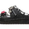 Sandale Crocs Classic Cozzzy Disco Glitter „Negru” 208074-0C4