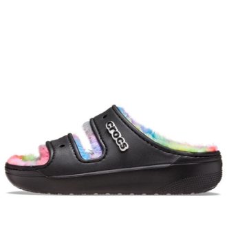 Sandale Crocs Classic Cozzzy Spray Dye „Black Multi” 208046-0C4
