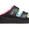 Sandale Crocs Classic Cozzzy Spray Dye „Black Multi” 208046-0C4