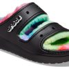 Sandale Crocs Classic Cozzzy Spray Dye „Black Multi” 208046-0C4