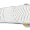 Sandale Crocs Classic Fur Sure cu 2 bretele „Albe” 207405-100