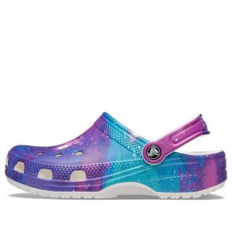 Sandale Crocs Classic Pattern White Purple „White Purple” 206565-14N