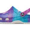 Sandale Crocs Classic Pattern White Purple „White Purple” 206565-14N
