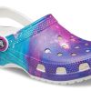Sandale Crocs Classic Pattern White Purple „White Purple” 206565-14N