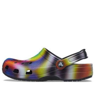 Sandale Crocs colorate Crocs Beach unisex multicolore negre 207556-0C4