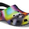 Sandale Crocs colorate Crocs Beach unisex multicolore negre 207556-0C4