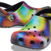 Sandale Crocs colorate Crocs Beach unisex multicolore negre 207556-0C4