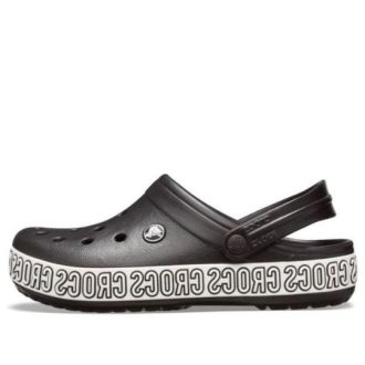 Sandale Crocs Crocband Logo Mania Beach Black 205914-066