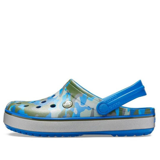 Sandale Crocs Crocband Printed Camuflaj Albastru Unisex 205834-4JU Sandale Crocs Crocband Printed Camuflaj Albastru Unisex 205834-4JU