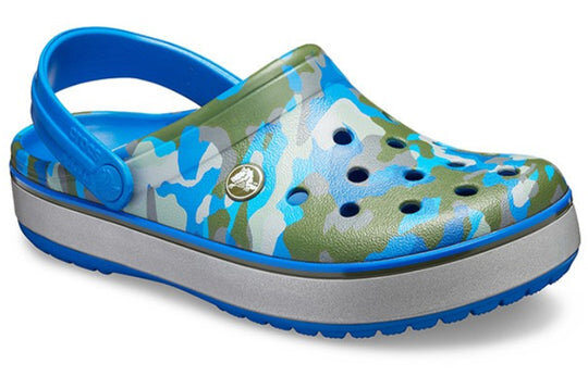 Sandale Crocs Crocband Printed Camuflaj Albastru Unisex 205834-4JU Sandale Crocs Crocband Printed Camuflaj Albastru Unisex 205834-4JU