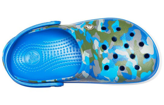 Sandale Crocs Crocband Printed Camuflaj Albastru Unisex 205834-4JU Sandale Crocs Crocband Printed Camuflaj Albastru Unisex 205834-4JU