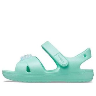 Sandale Crocs (GS) Classic cu bretele încrucișate „Turquoise” 206947-3U3